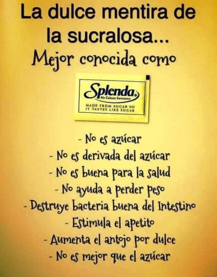 La Dulce Mentira de la Sucralosa (Splenda)